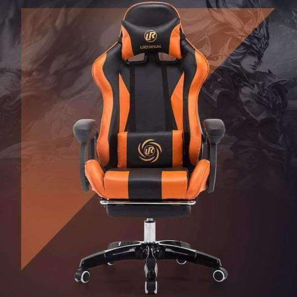 Planet Gates Orange black Pedal Game armchair Computer gaming gamer Chair To Work An Office Chair Sports The Electric Chair