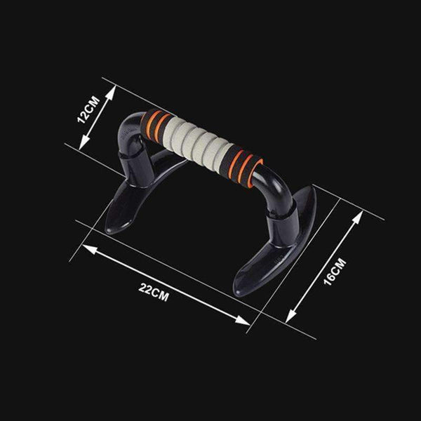 Planet Gates Orange Body  Push Up Stand Bar Skid-Resistant Exercise Power Fitness Chest Abdominal Muscle Training Home Gym Workout Equipment