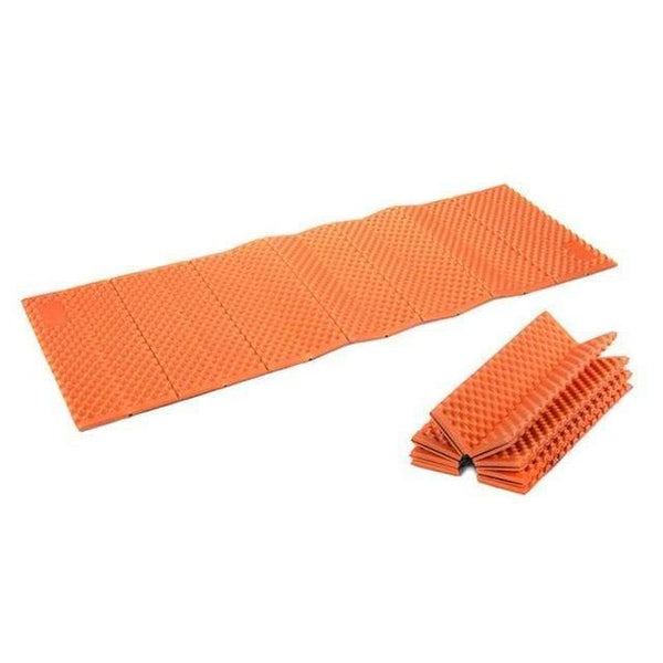 Planet Gates Orange Camping Mat Ultralight Foam Picnic Mat Folding Egg Slot Beach Mat Tent Sleeping Pad Moistureproof Camping Mattress