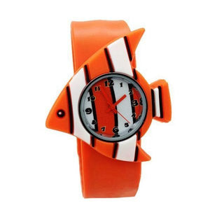Planet Gates Orange Children's Watches Cartoon Kids Wrist Baby Watch Clock Quartz Watches for  Gifts Relogio Montre shark