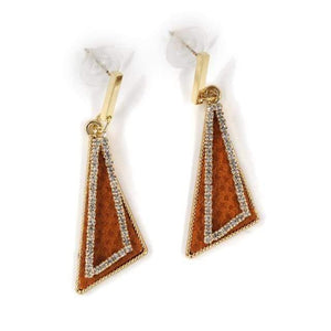 Planet Gates Orange / China Rhinestone earrings eardrop Gold/silver Earrings Fashion Jewelry Earrings Declaration 2019 Modern Fashion Jewelry