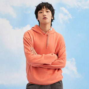 Planet Gates orange color / XXL / China Sweatshirt Men Hooded Lovers Clothing Autumn Men'S Fashion Brand Hoodies Winter Loose Plus Velvet Hooded Clothing