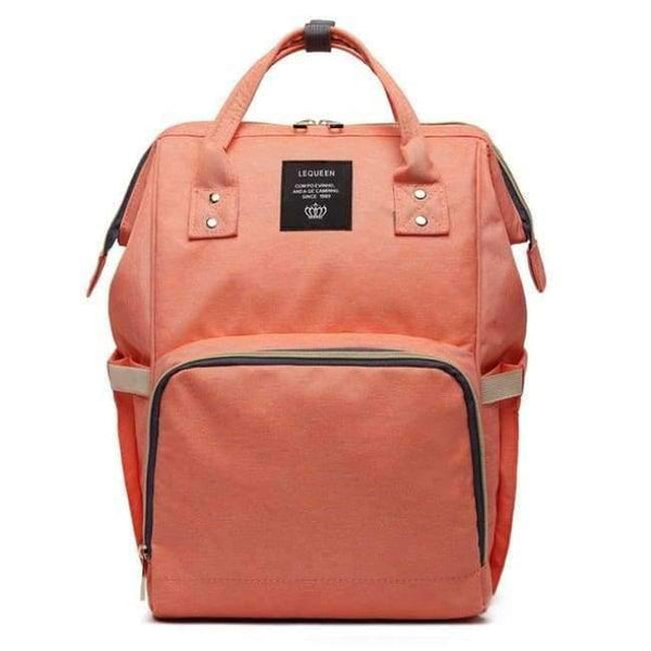 Planet Gates orange Designer Fashion Mummy Maternity Nappy Bag Large Capacity Baby Diaper Bag Travel Backpack Nursing Bag For Baby Care