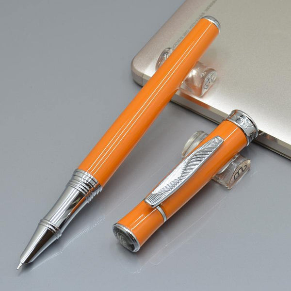 Planet Gates Orange / EF Picasso 607 Fountain pen with 0.38mm / 0.5mm nib school office stationery writing smooth Luxury ink pens box