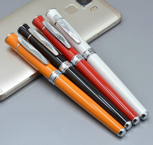 Planet Gates Orange / EF Picasso 607 Fountain pen with 0.38mm / 0.5mm nib school office stationery writing smooth Luxury ink pens box