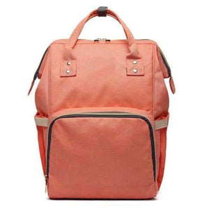 Planet Gates Orange Fashion  Maternity Nappy Bag Large Capacity Baby Bag Travel Backpack Desinger Nursing Bag for Baby Care