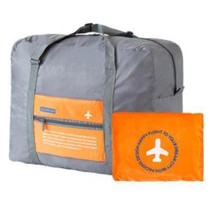 Planet Gates Orange Fashion WaterProof Travel Bag Large Capacity Bag Women nylon Folding Bag Unisex Luggage Travel Handbags