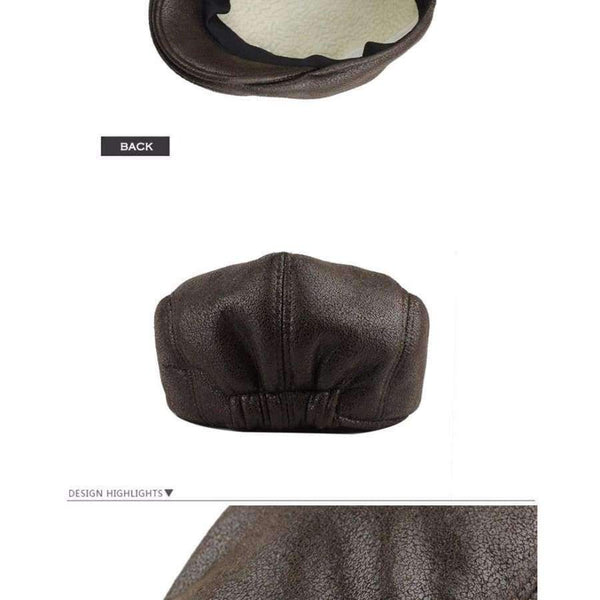 Planet Gates Orange [FLB] PU Visors Beret Cap Cotton Hats for Men and Women Fitted Driving Newsboy hat Planas Flat Caps Adjustable Berets