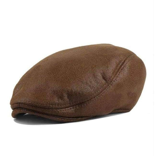 Planet Gates Orange [FLB] PU Visors Beret Cap Cotton Hats for Men and Women Fitted Driving Newsboy hat Planas Flat Caps Adjustable Berets