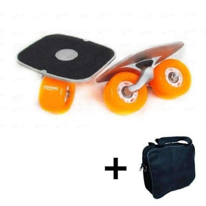 Planet Gates Orange handbag Portable Drift Board For Freeline Roller Road Driftboard Skates Anti-skid Skate board Skateboard Sports patines 4 ruedas