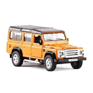 Planet Gates Orange High Simulation 1:36 RMZ City Land Defender SUV Alloy Diecast Models Car Toys Pull Back Cars Off-road Vehicle For Kids Toy Gifts