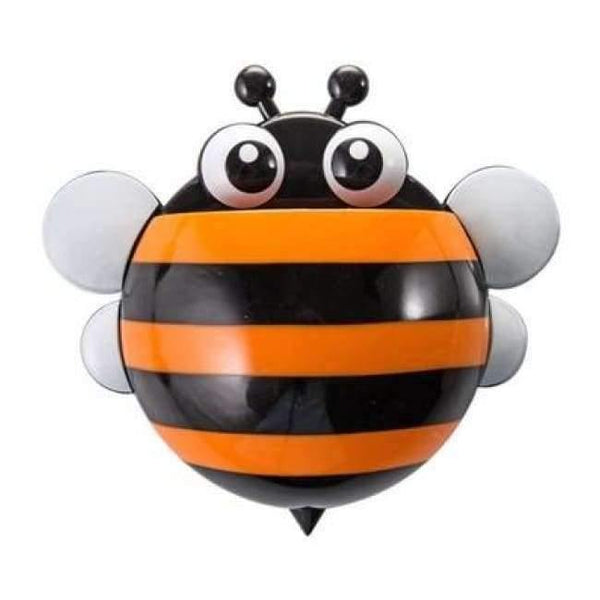 Planet Gates orange honeybee Bathroom Products Sets Cartoon Ladybug Snails Toothbrush Toothpaste Holder Wall Sucker Suction Hook Tooth Brush Holder