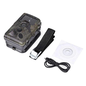 Planet Gates Orange Infrared Digital Hunting Camera Trail Cameras Wildlife Scouting Device with 42pcs Infrared LEDs