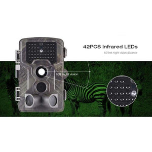 Planet Gates Orange Infrared Digital Hunting Camera Trail Cameras Wildlife Scouting Device with 42pcs Infrared LEDs