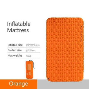 Planet Gates Orange / Italy Lightweight Moisture-proof Air Mattress Nylon TPU Sleeping Pad Inflatable Mattress Camping Mat For 2Person NH19Z055-P