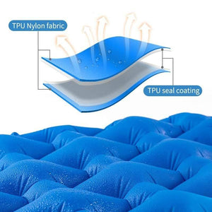 Planet Gates Orange / Italy Lightweight Moisture-proof Air Mattress Nylon TPU Sleeping Pad Inflatable Mattress Camping Mat For 2Person NH19Z055-P
