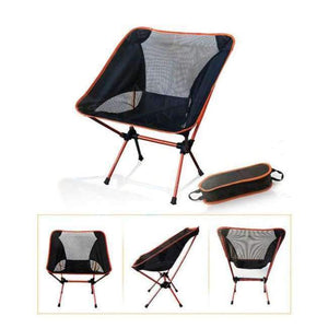 Planet Gates Orange Jeebel Folding Camping Chairs Outdoor Beach Camp Chair Picnic Fishing Seat Moon Garden Beach Foldable Stoel Outdoor Furniture