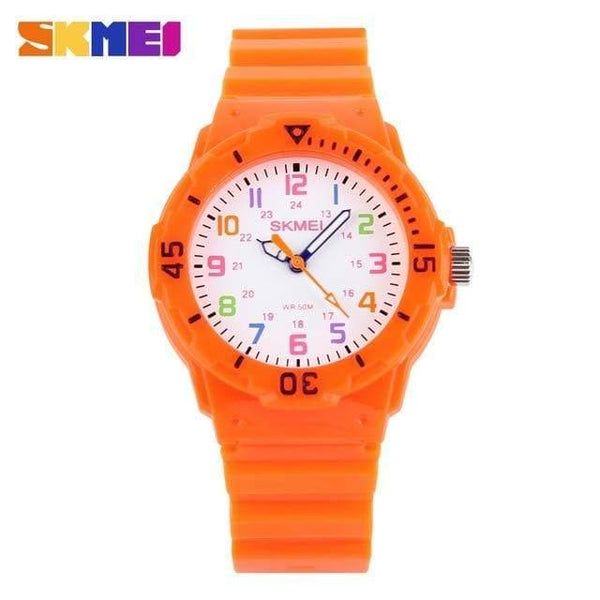 Planet Gates Orange Kids Quartz Watches 50M Waterproof Analog Wristwatches Jelly Clock boys Hours girls Students Watch Children Clock Top Luxury