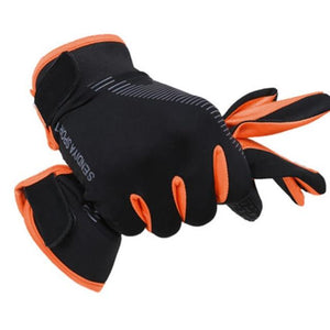 Planet Gates Orange / L / China 1 Pair Bike Bicycle Gloves Full Finger Touchscreen Men Women  MTB Gloves Breathable Summer Mittens MJ
