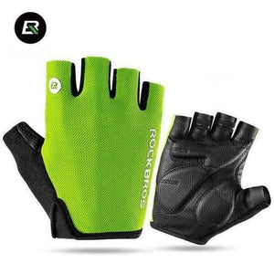Planet Gates Orange / L Cycling Gloves Half Finger Women Men Sport Fitness Gloves Road Bike Glove Sponge Padded Bicycle Gloves Accessories