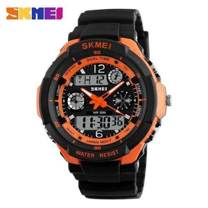 Planet Gates Orange L Kids Watches Anti-Shock 5Bar Waterproof Outdoor Sport Children Watches Fashion Digital Watch Relogio Masculino 0931