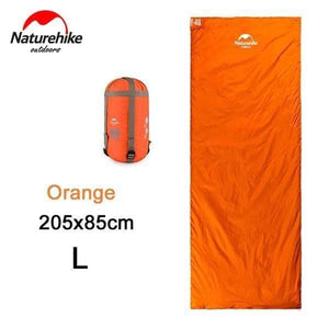 Planet Gates Orange L Mini Ultralight Sleeping Bag Outdoor Camping Trip Travel Bag Hiking Camping Equipment Portable Cotton sleeping bag