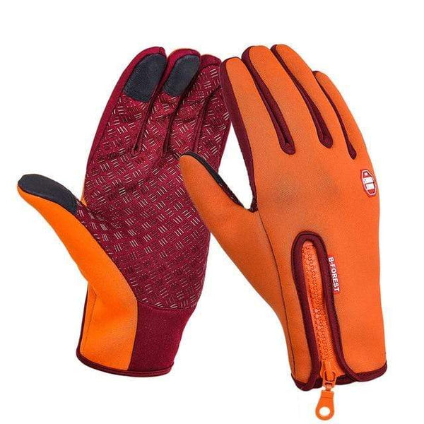 Planet Gates Orange / L Unisex Touchscreen Winter Thermal Warm Cycling Bicycle Bike Ski Outdoor Camping Hiking Motorcycle Gloves Sports Full Finger