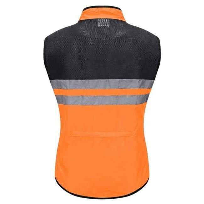 Planet Gates Black / L WOSAWE High Visibility Cycling Vest Safety Reflective Vest Night Riding Protect Jacket Pocket Breathable Motorcycle Bicycle Vest