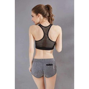 Planet Gates Orange / L Yoga Top Fitness Breathable Shockproof Sport Shirt Women Vest Brassiere Gym Shirt Women Sport Clothes for Women