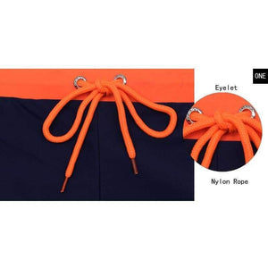 Planet Gates Orange / M Mens Swimwear Maillot De Bain Boy Swim Suits Boxer Shorts Swim Trunks Men Swimsuit Surf Banadores