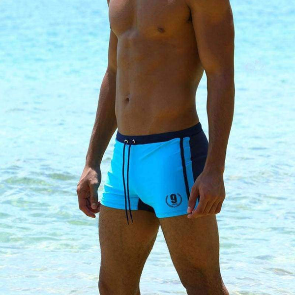 Planet Gates Orange / M Mens Swimwear Maillot De Bain Boy Swim Suits Boxer Shorts Swim Trunks Men Swimsuit Surf Banadores