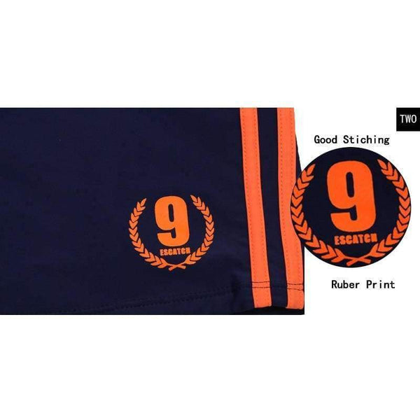 Planet Gates Orange / M Mens Swimwear Maillot De Bain Boy Swim Suits Boxer Shorts Swim Trunks Men Swimsuit Surf Banadores