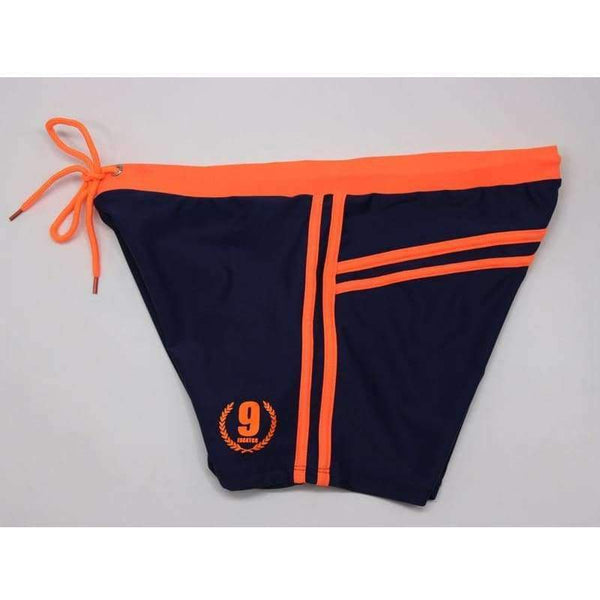 Planet Gates Orange / M Mens Swimwear Maillot De Bain Boy Swim Suits Boxer Shorts Swim Trunks Men Swimsuit Surf Banadores