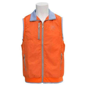 Planet Gates Orange / M POLO Golf Men Warm Vest Thick Velvet Golf Jackets for Men Winter Polyester Waistcoat Windbreaker Vest  Breathable Apparel