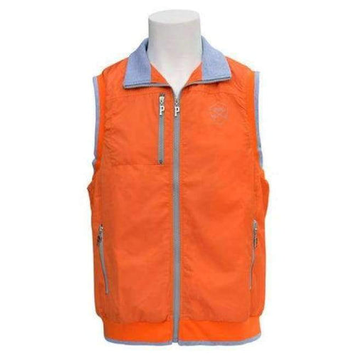 Planet Gates Orange / M POLO Golf Men Warm Vest Thick Velvet Golf Jackets for Men Winter Polyester Waistcoat Windbreaker Vest  Breathable Apparel