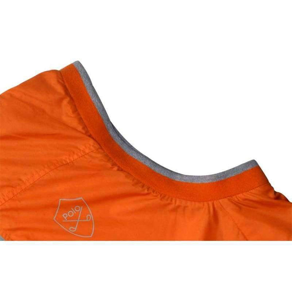 Planet Gates Orange / M POLO Golf Men Warm Vest Thick Velvet Golf Jackets for Men Winter Polyester Waistcoat Windbreaker Vest  Breathable Apparel