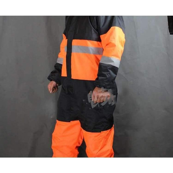 Planet Gates Orange / M Winter Working Clothing Outdoors Thermal Protection Uniforms Mens Cotton Wadded Padded Safety Clothing Thick Warm Work Wear