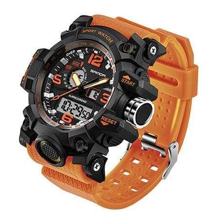 Planet Gates Orange Military Men's Watches Top Brand Luxury Waterproof Sport Watch Men S Shock Quartz Watches Clock Relogio Masculino