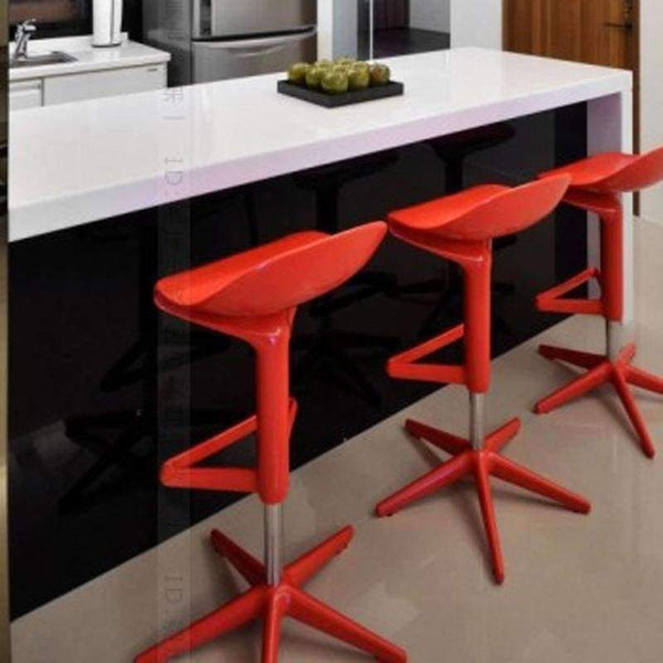 Planet Gates Orange New Spoon bar chair,European lifting, trendy bars furniture ,Fashion bar stool,color,red white black,yellow bar stool