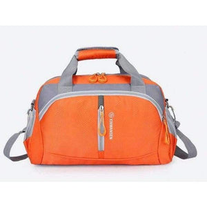 Planet Gates Orange Nylon Waterproof Sports Gym Bag Women Men For Gym Fitness Training Shoulder Travel Handbag yoga Bag Luggage