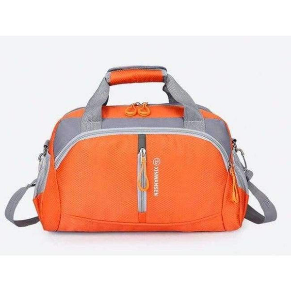 Planet Gates Orange Nylon Waterproof Sports Gym Bag Women Men For Gym Fitness Training Shoulder Travel Handbag yoga Bag Luggage
