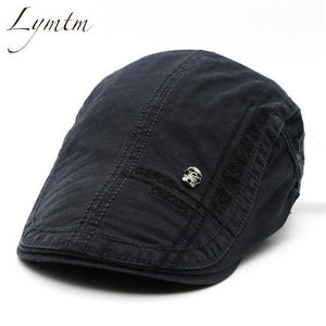 Planet Gates Orange / One Size Men High Quality Retro Adult Berets  Embroidery Striped Khaki Army green Black Cabbie