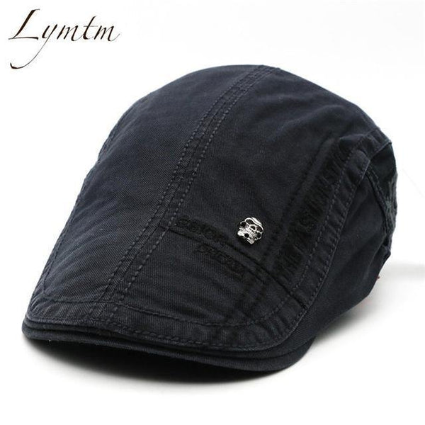 Planet Gates Orange / One Size Men High Quality Retro Adult Berets  Embroidery Striped Khaki Army green Black Cabbie