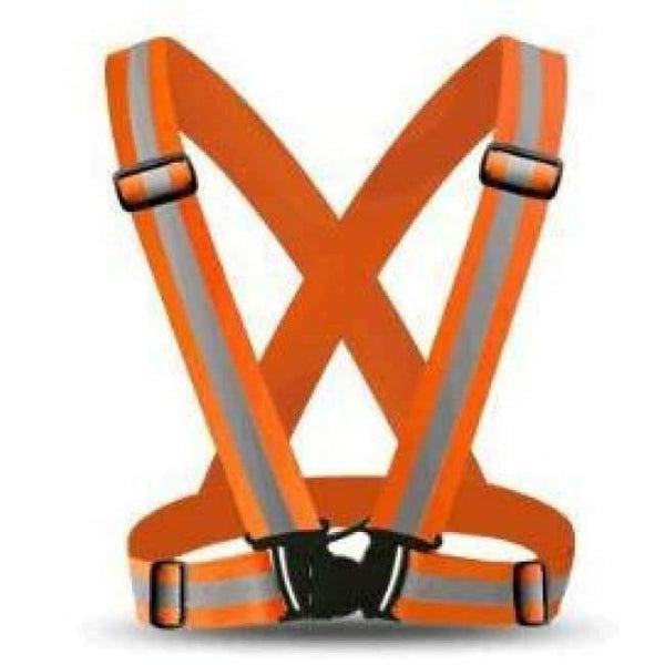 Planet Gates orange / One Size Reflective Safety Vest Strips for Construction Traffic Warehouse Visibility Security Jacket Reflective Strips Work Wear Uniforms