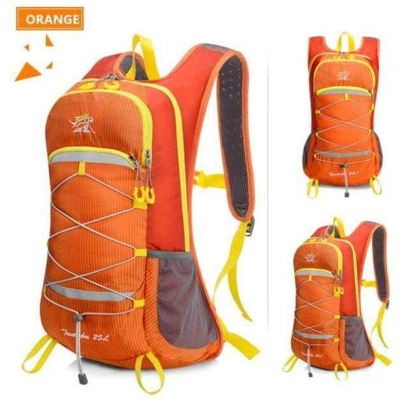Planet Gates orange / Other Riding Cycling Backpack 25L Waterproof Camping Backpacks  Nylon Sports Bag For Bicycle Light Men Women Travel Bags WX026