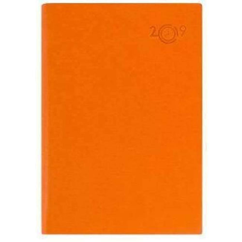 Planet Gates Orange Paperboat 2019 Year Logo Customize Leather Notebook Calendar Office School Supplies Diary Planner A5 Binder Writing Pads