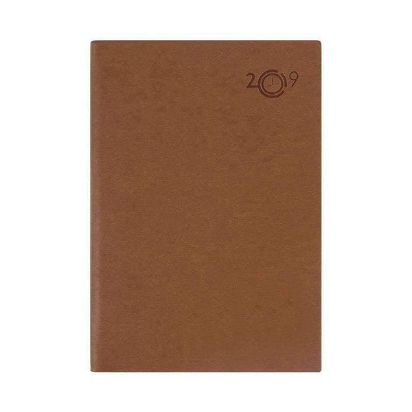 Planet Gates Orange Paperboat 2019 Year Logo Customize Leather Notebook Calendar Office School Supplies Diary Planner A5 Binder Writing Pads