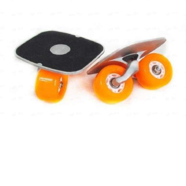 Planet Gates Orange Portable Drift Board For Freeline Roller Road Driftboard Skates Anti-skid Skate board Skateboard Sports patines 4 ruedas