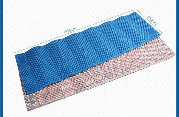 Planet Gates orange Portable Outdoor Beach Mat Moisture proof Camping Mattress Sleeping Pad Folding Egg Slot Yoga Mat IXPE+EVA