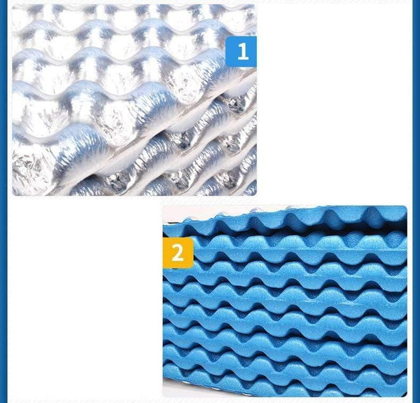 Planet Gates orange Portable Outdoor Beach Mat Moisture proof Camping Mattress Sleeping Pad Folding Egg Slot Yoga Mat IXPE+EVA